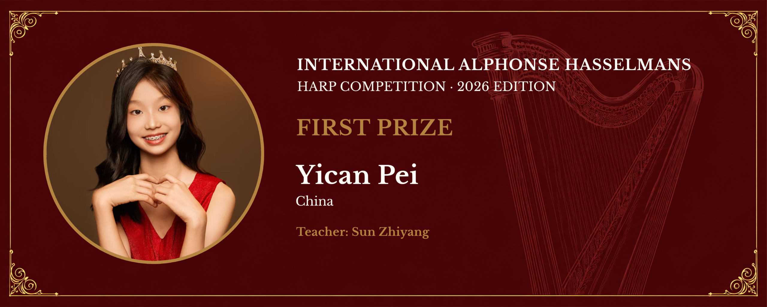 Yican Pei_First Prize